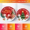 177PCS Christmas Paper Plates Napkins Party Supplies, Christmas Tree Santa Claus Theme Party Supplies Disposable Paper Tableware for Decorations for Merry Christmas Serves 25